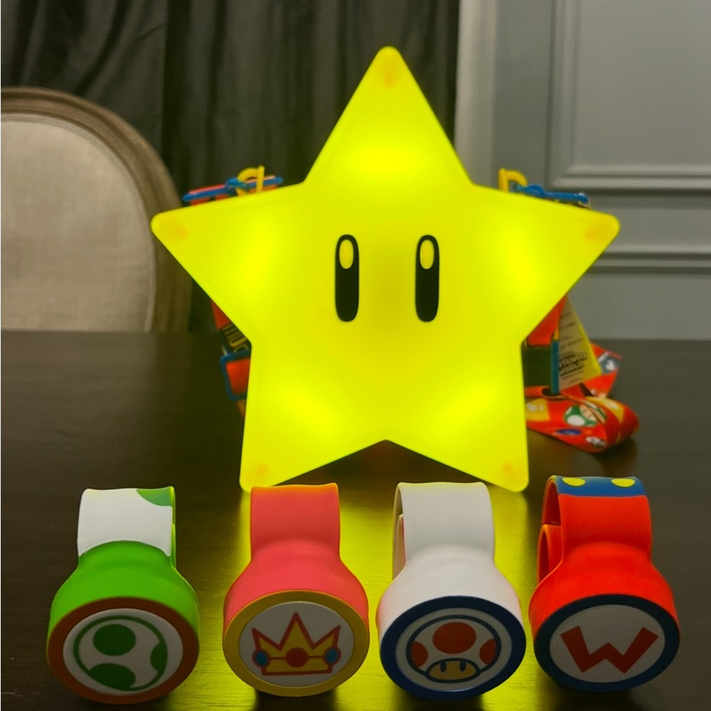Universal Studios Japan Limited Edition Mario Star Bag w Strap NEW From Japan
